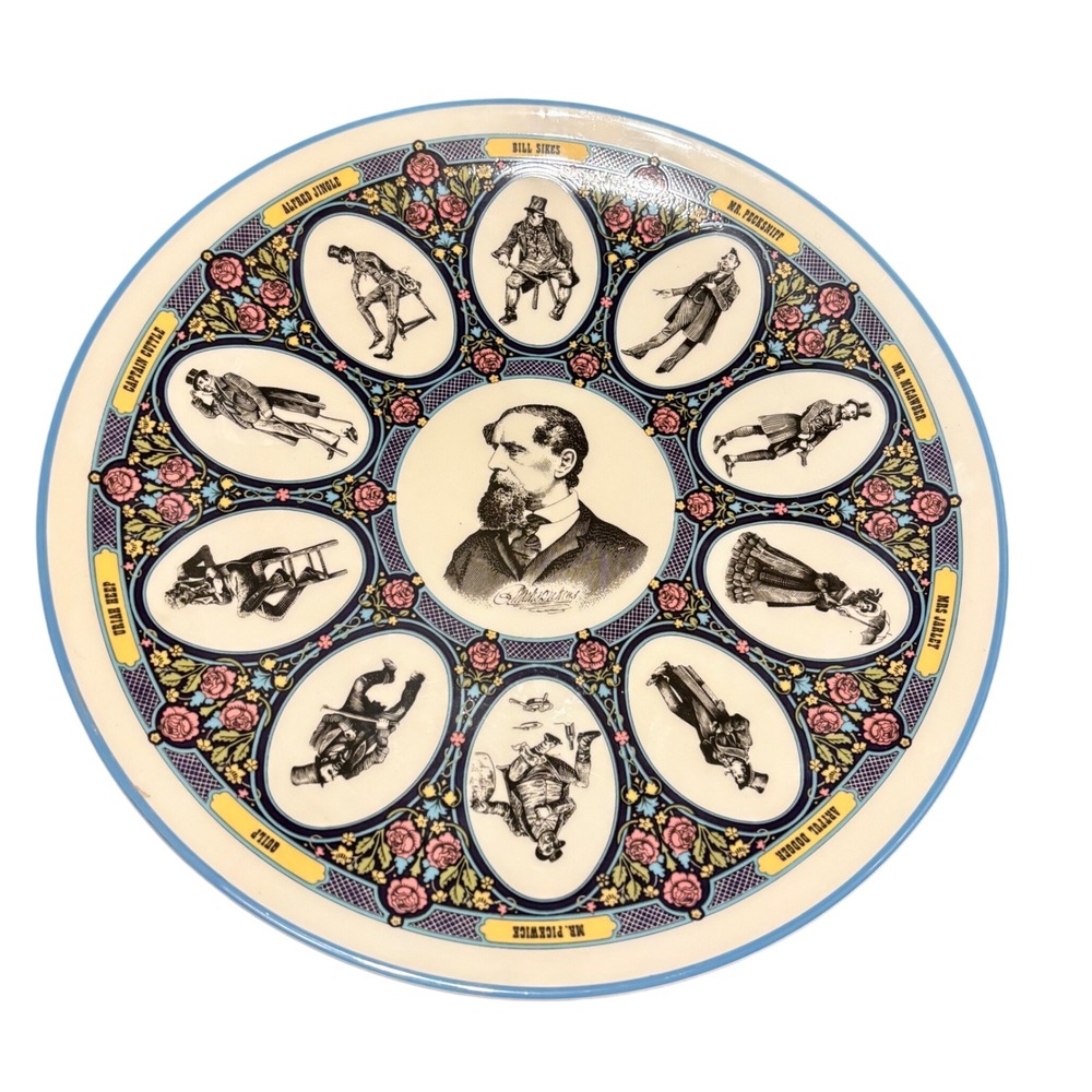 Wedgwood Charles Dickens Characters Collector‎ Plate Portrait  Illustrations
